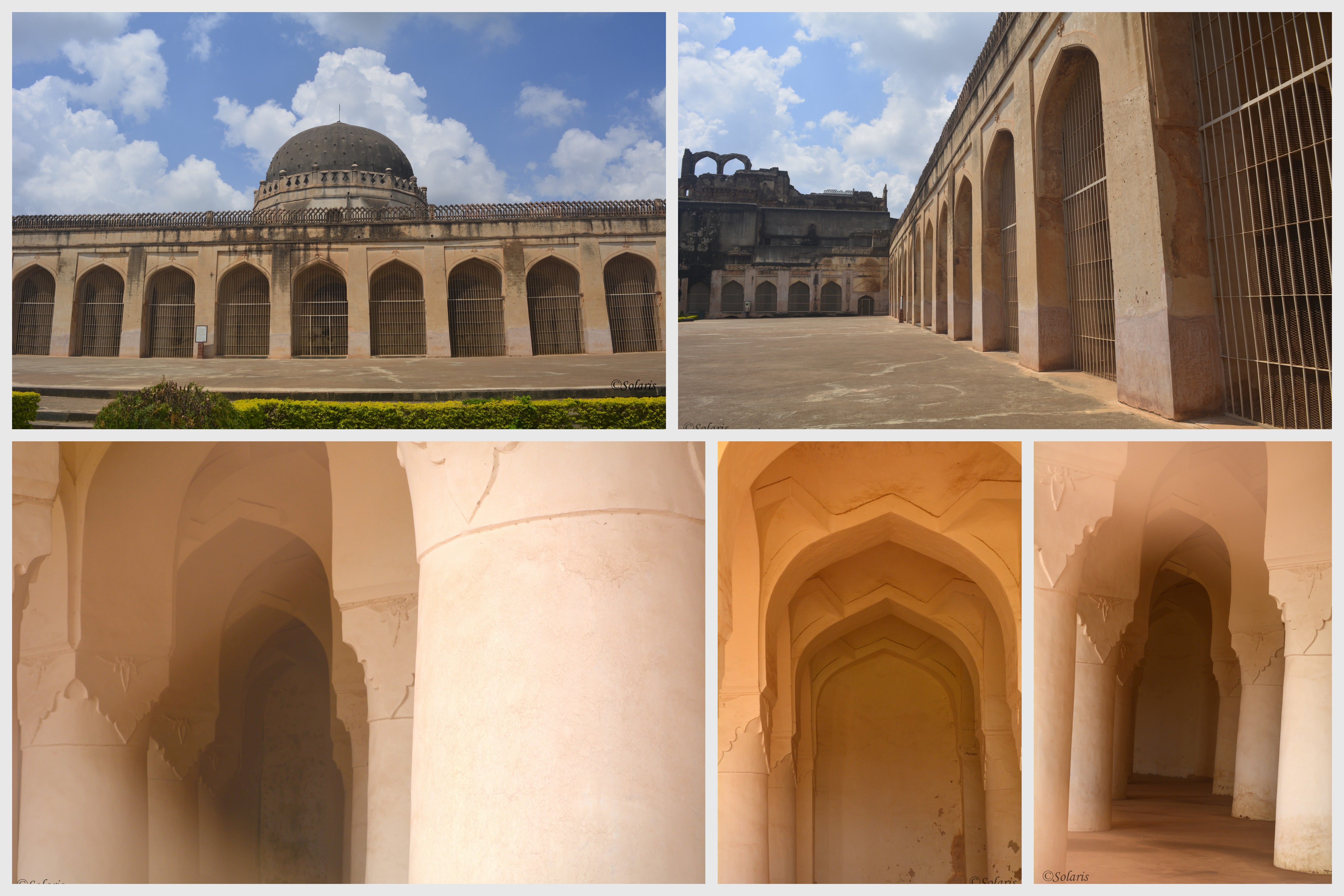Solah Khambha Mosque, Bidar